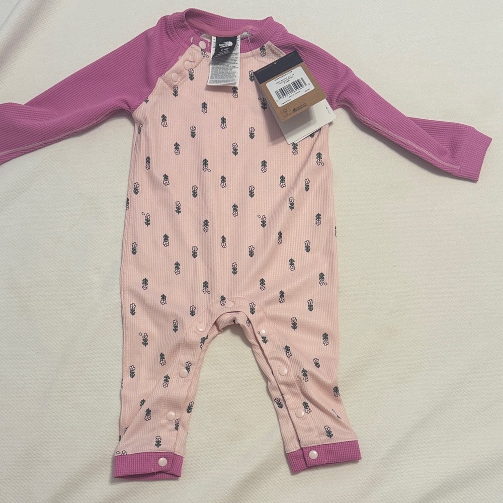 Pink and Purple Kids Footie by The North Face